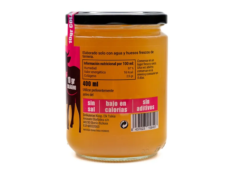 Caldo de huesos de ternera 400 ml