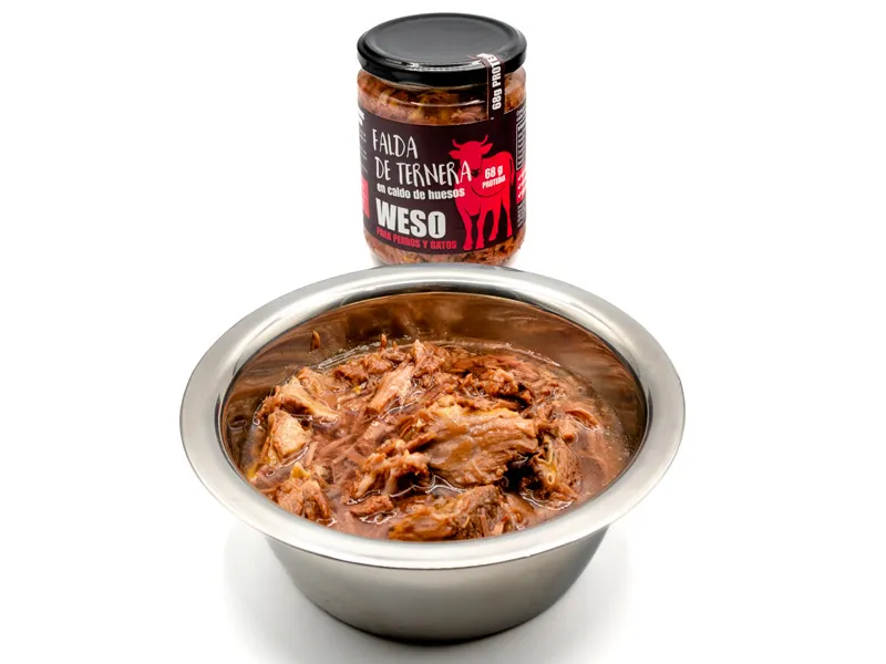 Falda de ternera en caldo de huesos 400g