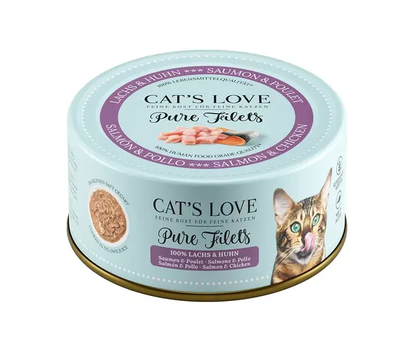 Filets de salmón y pollo 100g