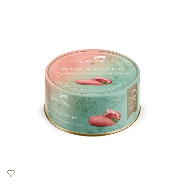 Menú gato de pollo y cordero 80g