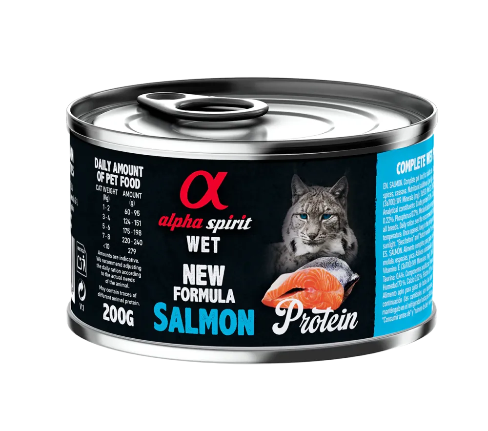 Menú gato salmón protein 200g