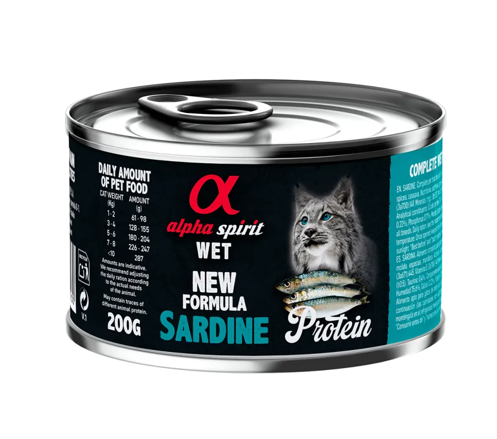 Menú gato sardina proteín 200g