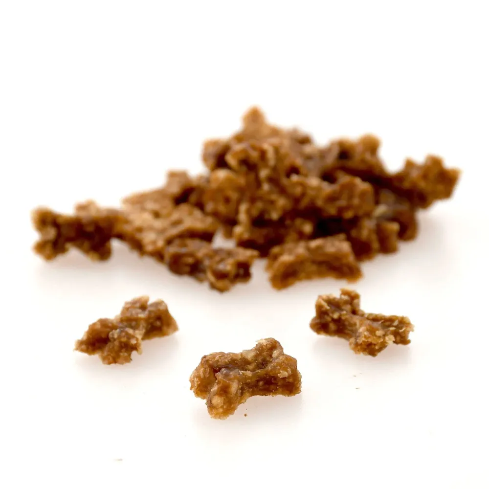 Mini huesitos de pato, albaricoque y algas 100g