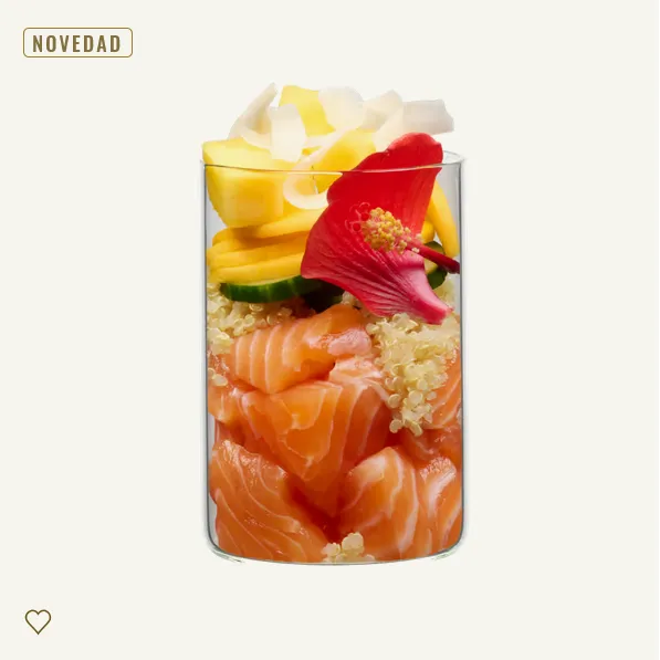 FLOWERS Waikiki woof: Salmón con quinoa, mango e hibisco 400g 