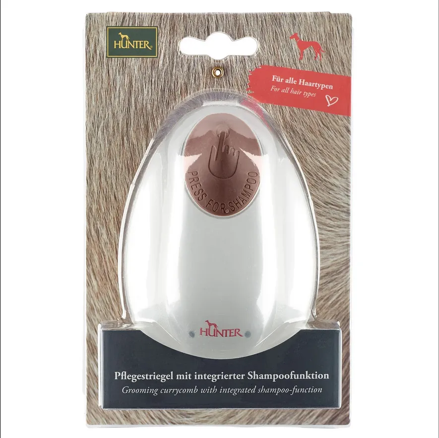 Cepillo maseajeador con aplicador de champú 