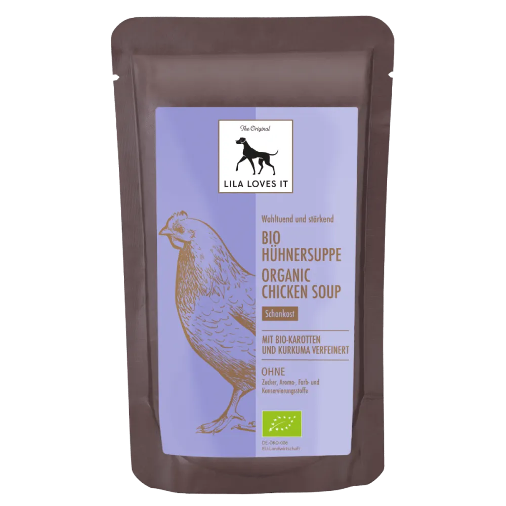 Sopa de pollo orgánica 150g