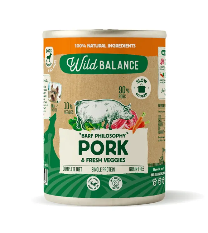 Menú de cerdo cocinado al vapor 400g